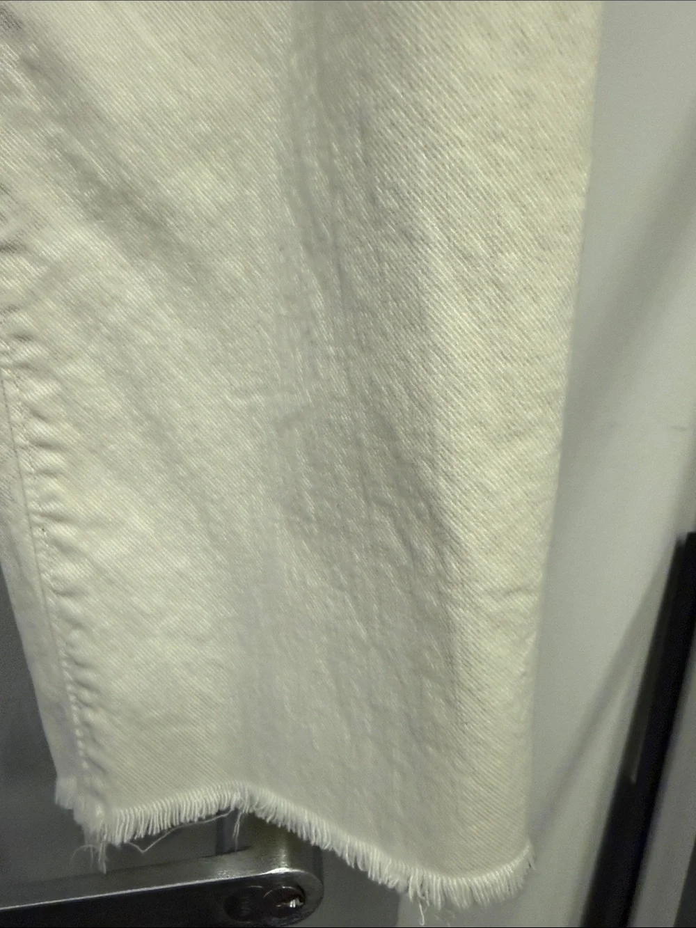 J. Crew Slim Straight Jeans in Cream